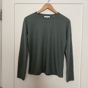 Vince Sweater Womens Size XS Sage Green Cashmere Blend Soft Lightweight